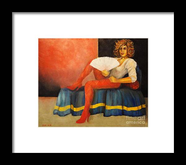 Joker Framed Print featuring the painting Capricious Luck II by Dagmar Helbig