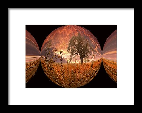 Appalachia Framed Print featuring the photograph Captured Flame by Debra and Dave Vanderlaan