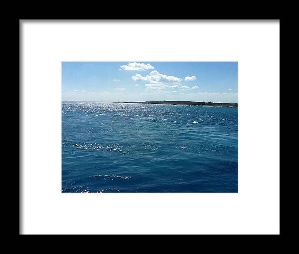 Caribbean Sea Framed Print featuring the photograph Caribbean Calm by Audrey Robillard