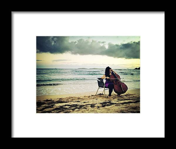 Cello Framed Print featuring the photograph Caribbean Cello by Natasha Marco