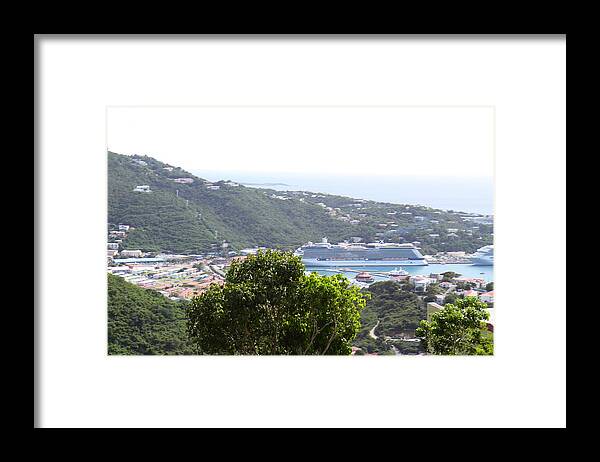 Cruise Framed Print featuring the photograph Caribbean Cruise - St Thomas - 1212270 by DC Photographer
