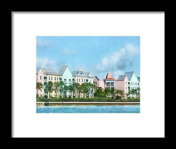 Bahamas Framed Print featuring the photograph Caribbean - Leaving Paradise Island by Susan Savad