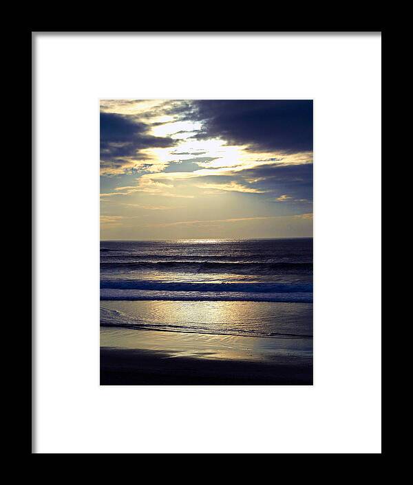 Carmel Framed Print featuring the photograph Carmel Beach Sunset by Robert Meyers-Lussier