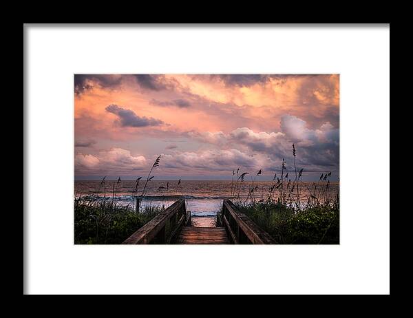 Beaches Framed Print featuring the photograph Carolina Dreams by Karen Wiles