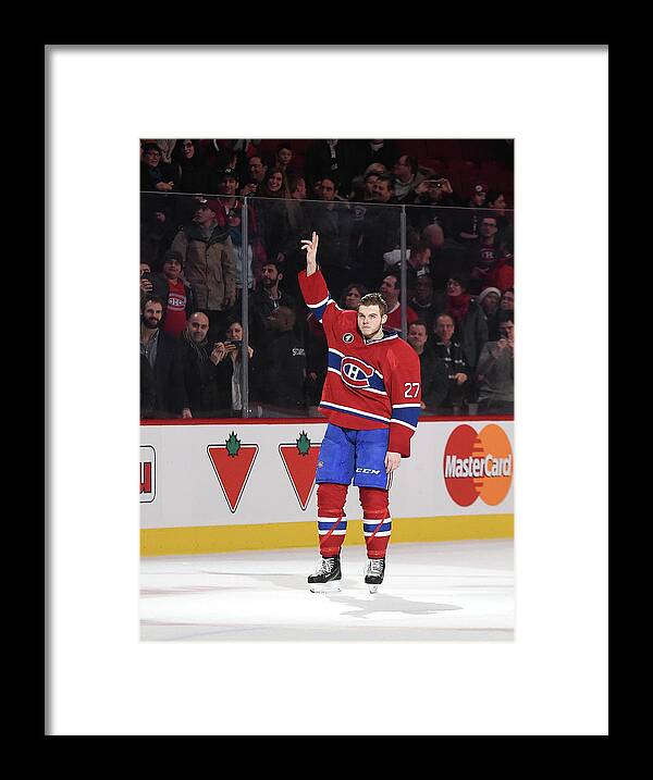 National Hockey League Framed Print featuring the photograph Carolina Hurricanes V Montreal Canadiens by Francois Lacasse