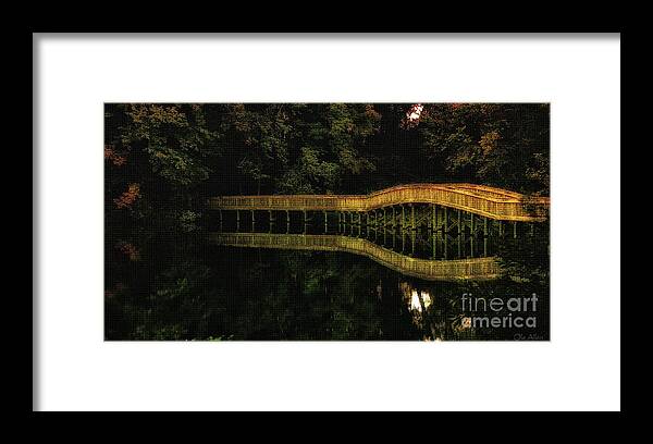 Wooden Bridge Framed Print featuring the photograph Carry Me Back in Time by Ola Allen