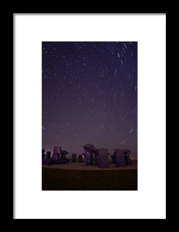 Alliance Framed Print featuring the photograph Cars and Stars by Kristal Kraft