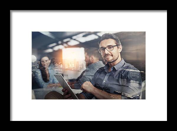 Expertise Framed Print featuring the photograph Carving his own career path by PeopleImages