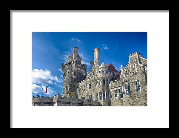 Buildings Framed Print featuring the photograph Casa Loma 1258 by Guy Whiteley