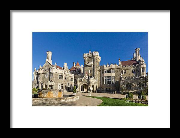 Casa Loma Framed Print featuring the photograph Casa Loma by Les Palenik