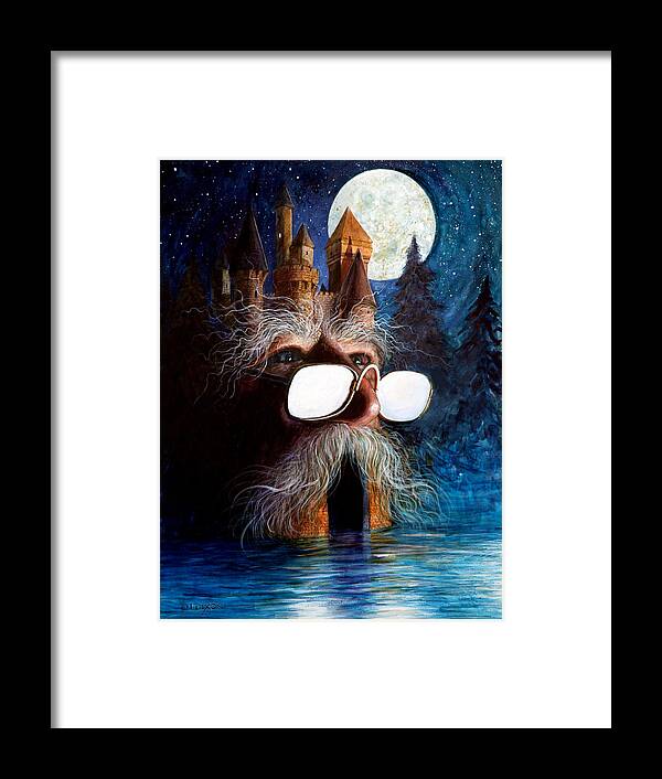 Fantasy Creatures Framed Print featuring the painting Casolgye by Frank Robert Dixon