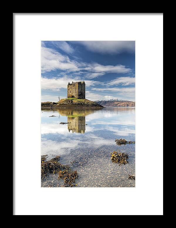 Castle Stalker Framed Print featuring the photograph Castle Stalker by Grant Glendinning