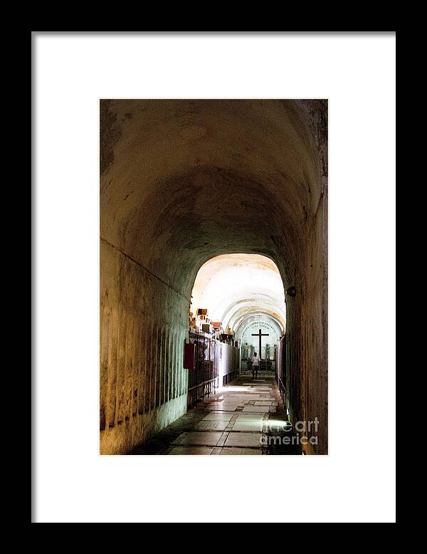 Sicily Framed Print featuring the photograph Catacombs in Palermo by David Smith