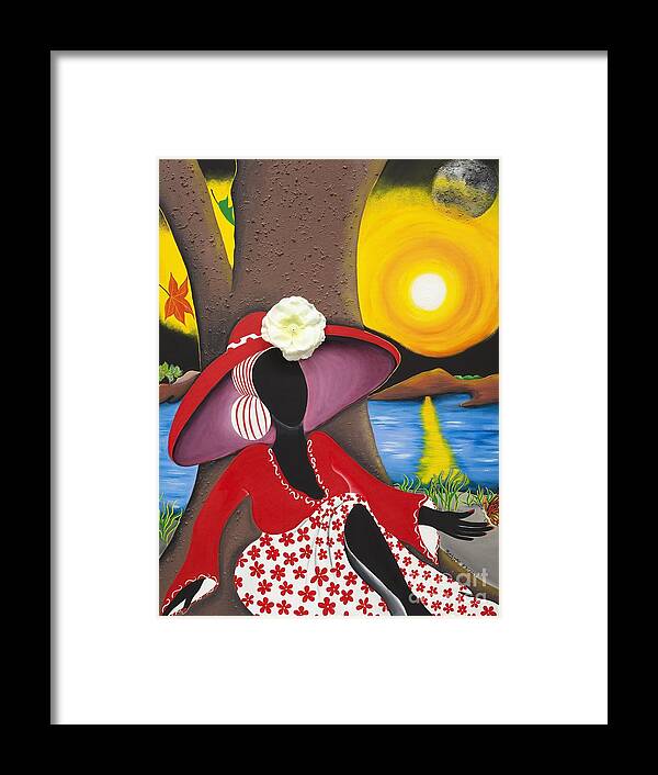 Sabree Framed Print featuring the painting Catch Me in the Morning II by Patricia Sabreee