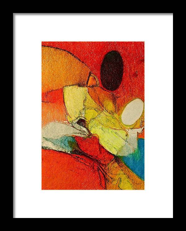 Abstract Framed Print featuring the drawing Caterpillar Vision by Cliff Spohn