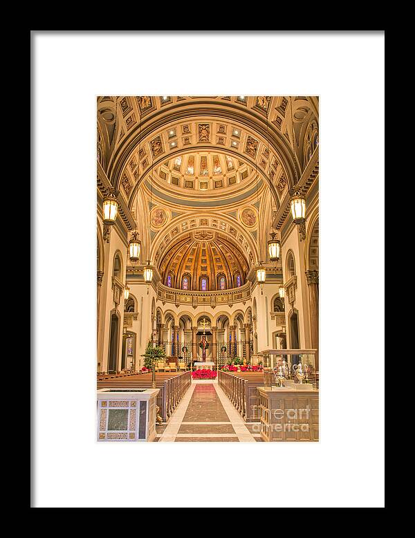 Cathedral Of The Sacred Heart Framed Print featuring the photograph Cathedral of the Sacred Heart 2 by Jemmy Archer