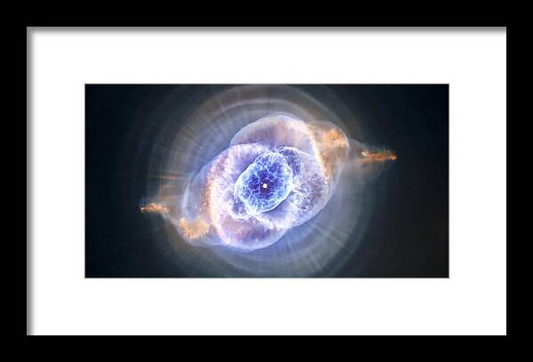 3scape Framed Print featuring the photograph Cat's Eye Nebula by Adam Romanowicz