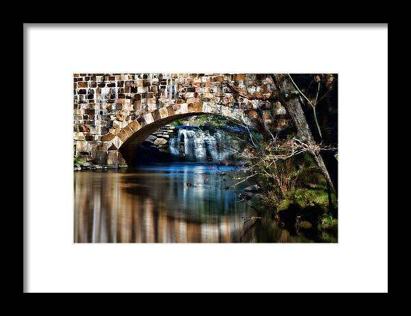 civilian Conservation Corp Framed Print featuring the photograph Cedar Creek At Davies Bridge by Lana Trussell