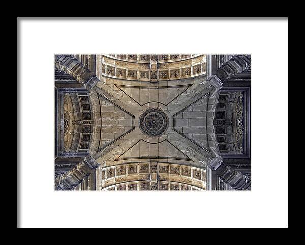 Lisbon Framed Print featuring the photograph Ceiling ArcoaRua de Augusta by Nathan Mccreery