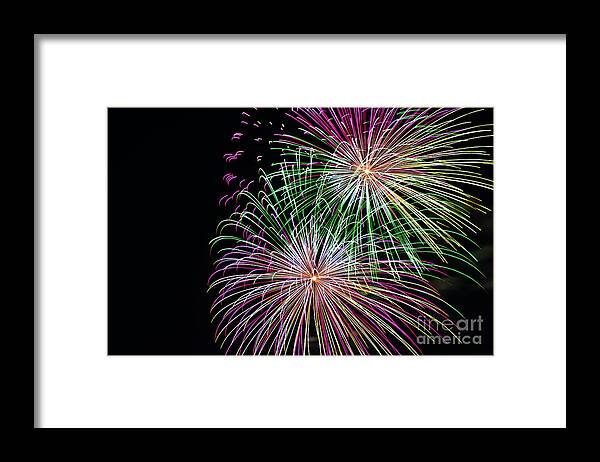 4th Of July Framed Print featuring the photograph Celebrate by Patty Colabuono