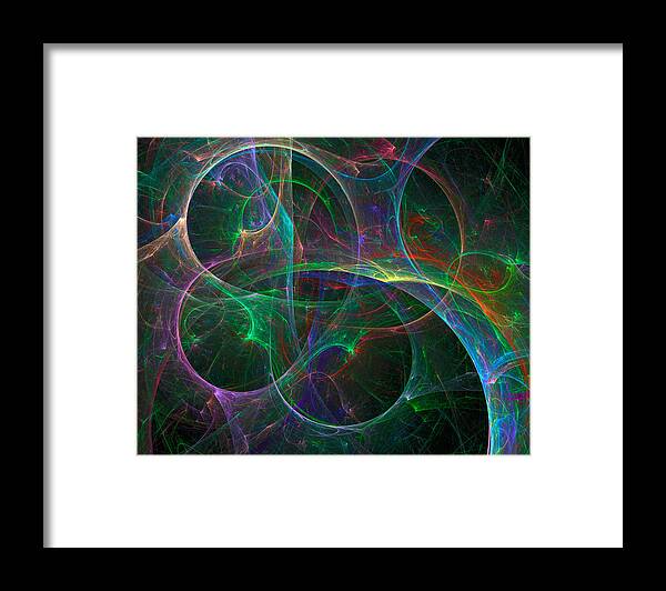Abstract Framed Print featuring the photograph Cell Division - 2 by Ronda Broatch