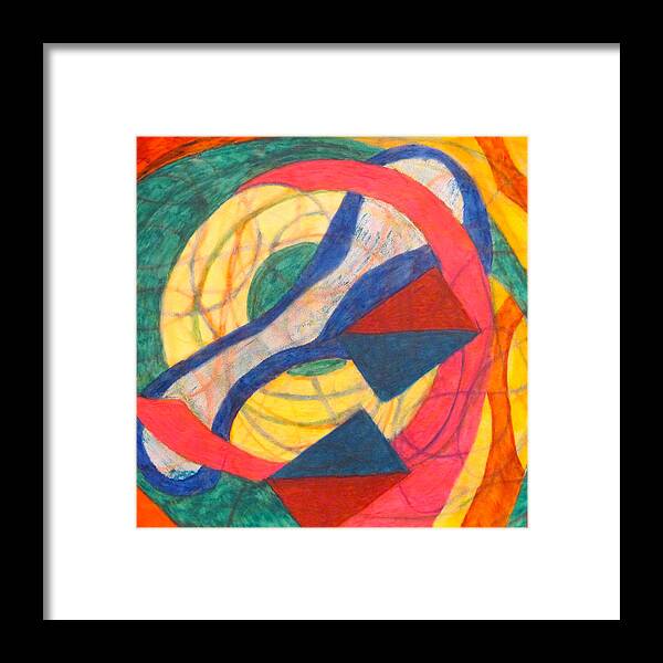 Abstract Framed Print featuring the photograph Cellular Activities 2 by Steve Sommers