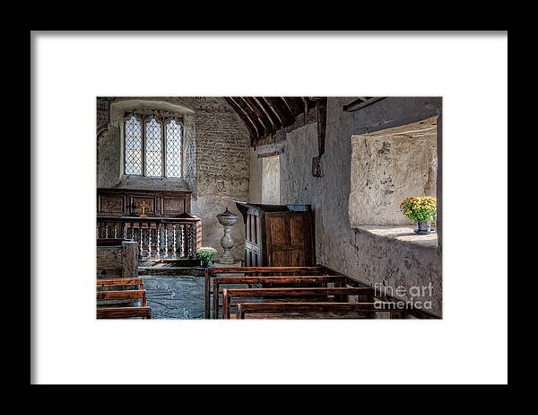 St Celynnin Church Framed Print featuring the photograph Celynnin Church v2 by Adrian Evans