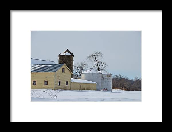 New Jersey Framed Print featuring the photograph Central Jersey Winter Landscape 1 by Steven Richman