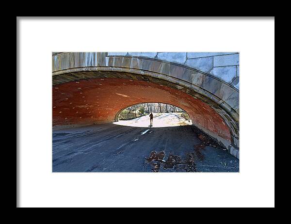 'central Park Framed Print featuring the photograph Run to Daylight by Jeffrey Friedkin
