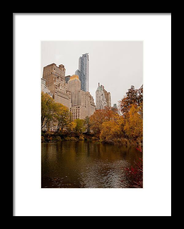 New York City Framed Print featuring the photograph Central Park by David Pratt