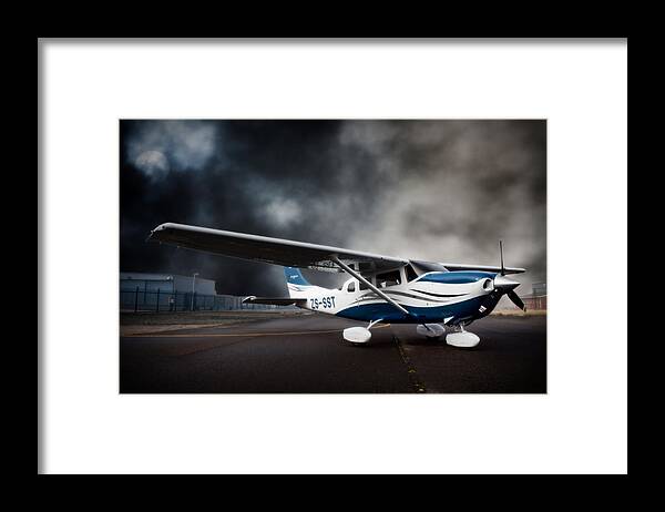 Cessna Framed Print featuring the photograph Cessna Ground by Paul Job