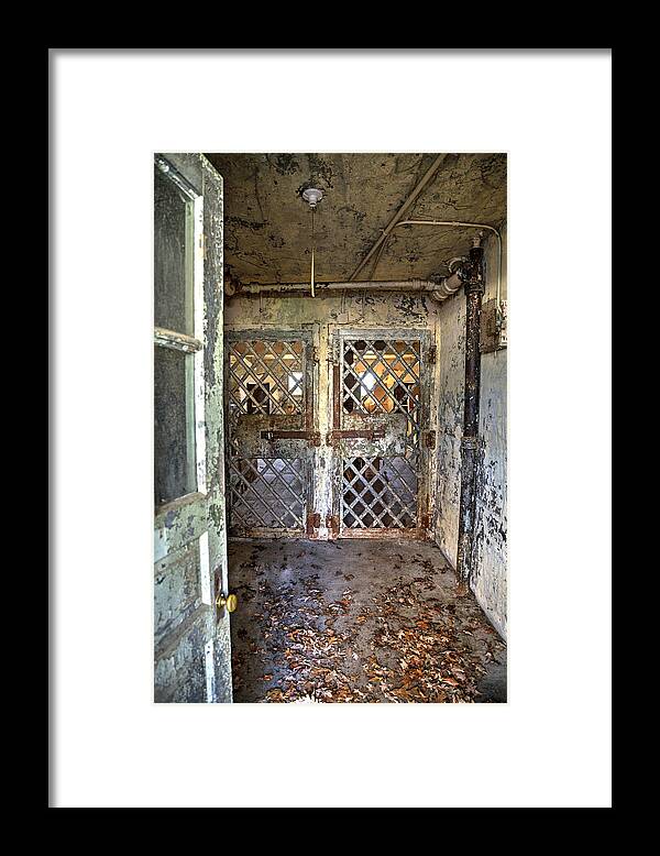 Doors Framed Print featuring the photograph Chain Gang-3 by Charles Hite