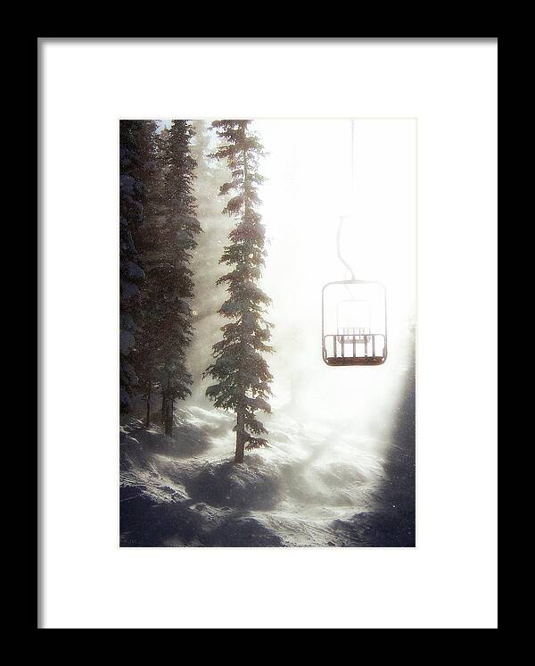 Alpine Framed Print featuring the photograph Chairway to Heaven by Kevin Munro
