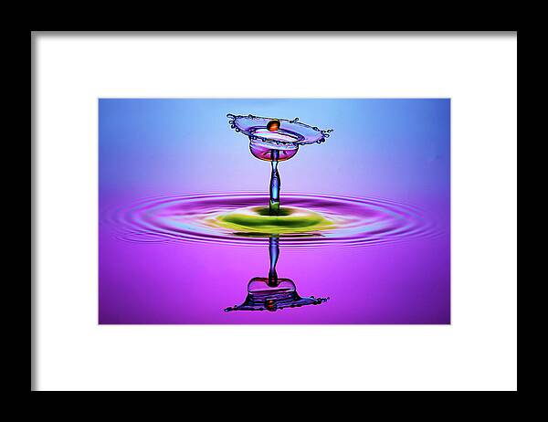 Macro Framed Print featuring the photograph Chalice Colors Full by Muhammad Berkati