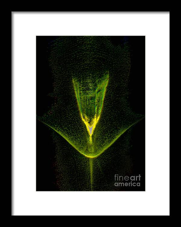 Writing With Light Framed Print featuring the photograph Chalice of light by Casper Cammeraat