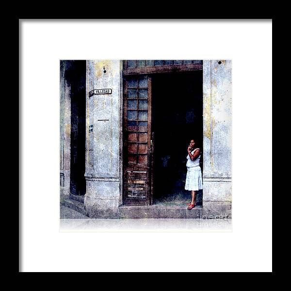 Woman Framed Print featuring the photograph Challenge 15 - Cuba by Rory Siegel
