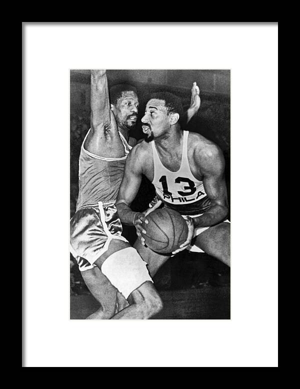 1960s Framed Print featuring the photograph Chamberlain Versus Russell by Underwood Archives