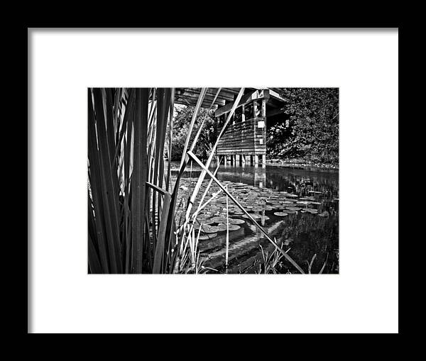 Bridge Framed Print featuring the photograph Channel by Adria Trail
