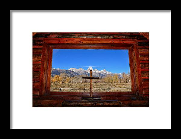 Chapel Of The Transfiguration Framed Print featuring the photograph Chapel View by Greg Norrell