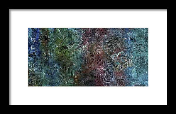 Oil Framed Print featuring the painting Chasing Color -sold- Palette oil painting by Renee Anderson