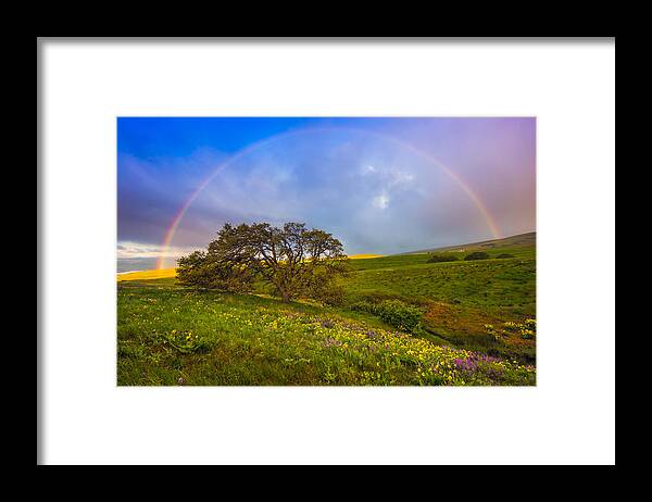 Rainbow Framed Print featuring the photograph Chasing Rainbows by Joseph Rossbach
