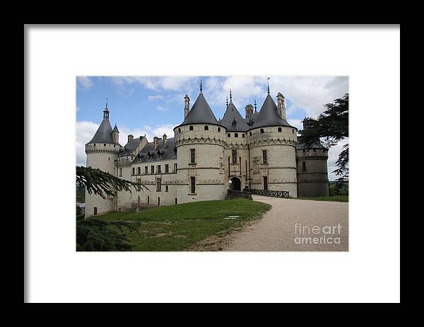Palace Framed Print featuring the photograph Chateau Chaumont Steeples by Christiane Schulze Art And Photography