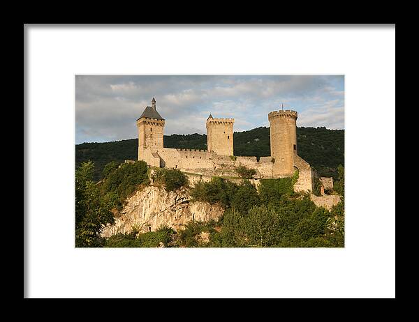 Chateau De Foix Framed Print featuring the photograph Chateau de Foix by John Topman