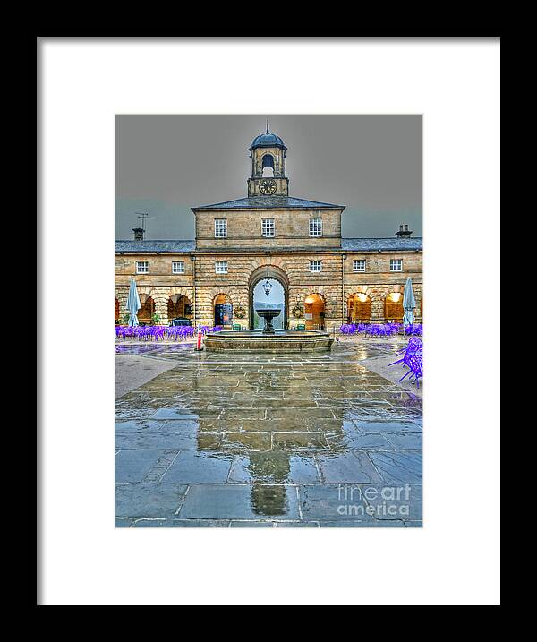 Uk Framed Print featuring the photograph Chatsworth Stables by Rod Jones