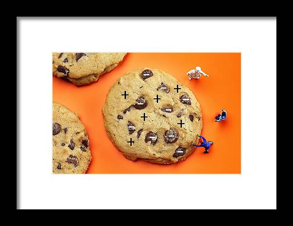 Plum Framed Print featuring the photograph Chef depicting Thomson Atomic model by cookies food physics by Paul Ge