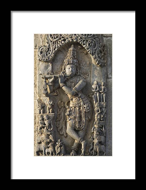 Belur Framed Print featuring the photograph Chennakesava Temple by Maria Heyens