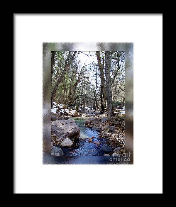 Photography Framed Print featuring the photograph Cherry Creek by Vicki Pelham