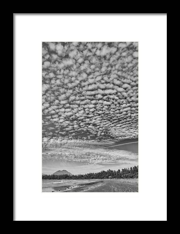 Tofino Framed Print featuring the photograph Chesterman Beach Skyscape by Allan Van Gasbeck