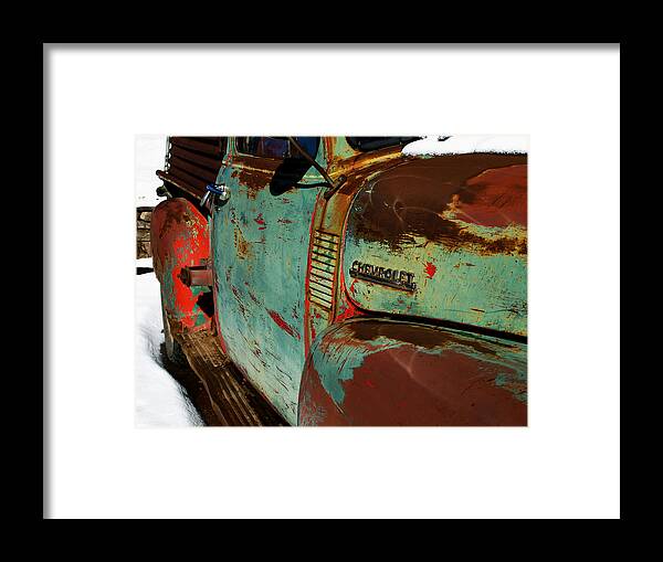 Chevy Framed Print featuring the photograph Arroyo Seco Chevy by Gia Marie Houck