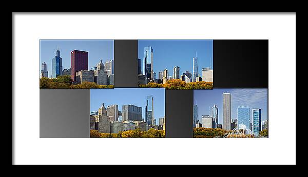 Travel Framed Print featuring the photograph Chicago City of Skyscrapers by Alexandra Till